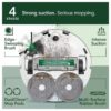 ROOMBA G185240 Plus 405 Combo+ Torbasız Robot Süpürge-Mop, Beyaz - Görsel 3