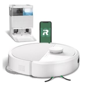 ROOMBA G185240 Plus 405 Combo+ Torbasız Robot Süpürge-Mop, Beyaz
