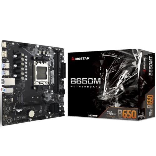 Anakart Biostar B650Mt Amd Am5 Ddr5 6000 Hdmi Dp M2 Matx KKTC
