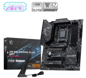 Anakart Msi Gaming Plus X870E Wifi Ddr5 8200+(Oc)Mhz Am5 Atx