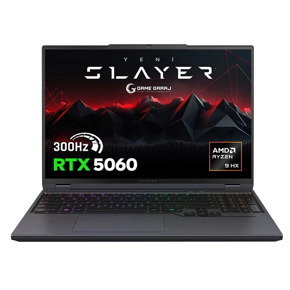 Game Garaj Slayer R9T-5060C2 R9-8945Hx 32Gb Ram 2Tb Ssd Rtx5060  16&Quot; Kktc