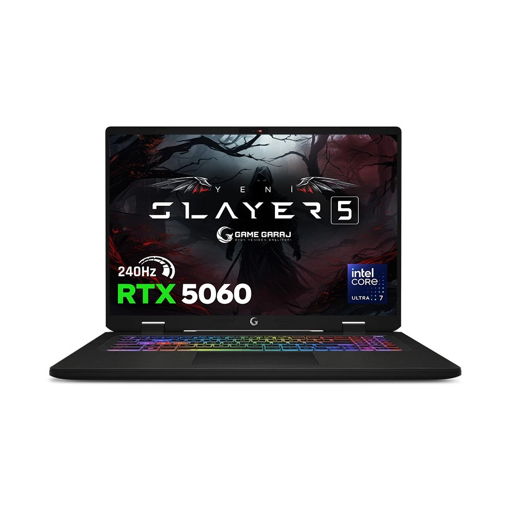Gamegaraj Slayer5 7Xl-5060 C2 Ultra 7-255Hx 32Gb 1Tb Ssd Rtx5060 17" KKTC