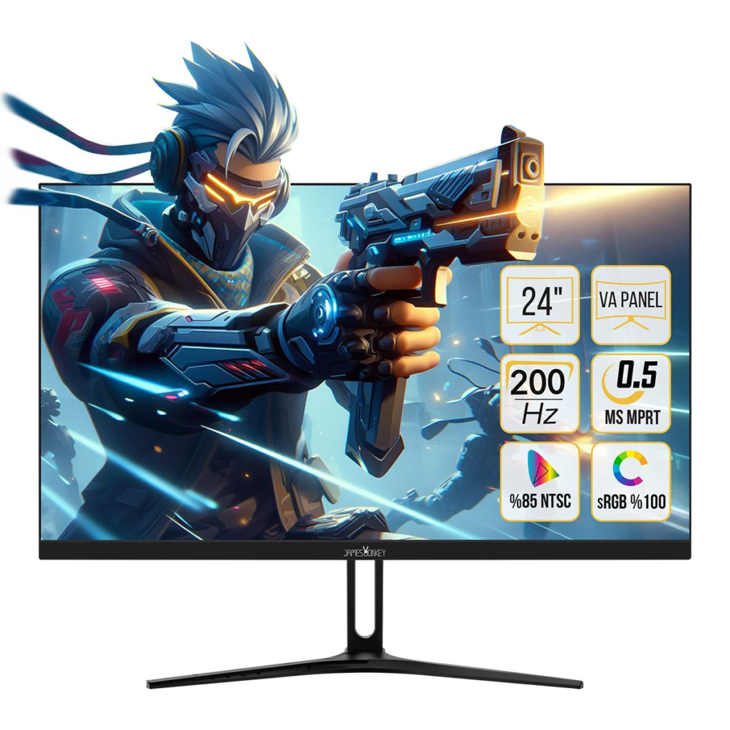 James Donkey 23.8" Epic E10 200Hz 0.5Ms Fhd Va Panel Gaming Monitör KKTC