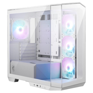Kasa Msi Pano M100R Pz Beyaz 4X120Mm Argb Micro Atx Gaming Kktc