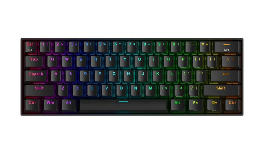 Klavye Redragon K530 Draconic Pro Black Brown Switch Kablosuz Trlayout KKTC