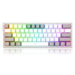 Klavye Redragon K617 Fizz Rgb White Gray Red Switch Tr Layout Kktc