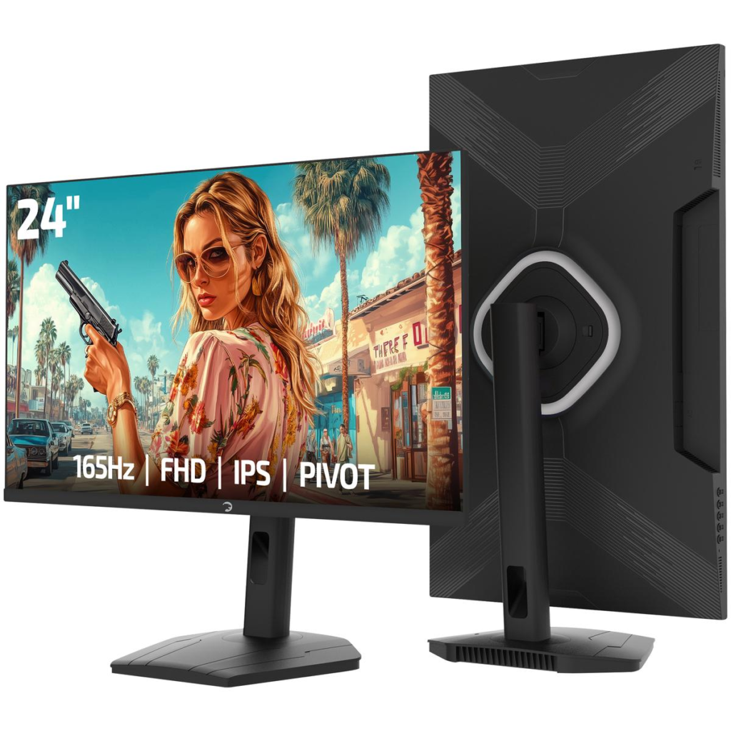 Monitör Gamepower 24" Lunis L10 165Hz 1Ms Ips Fhd Pivot KKTC