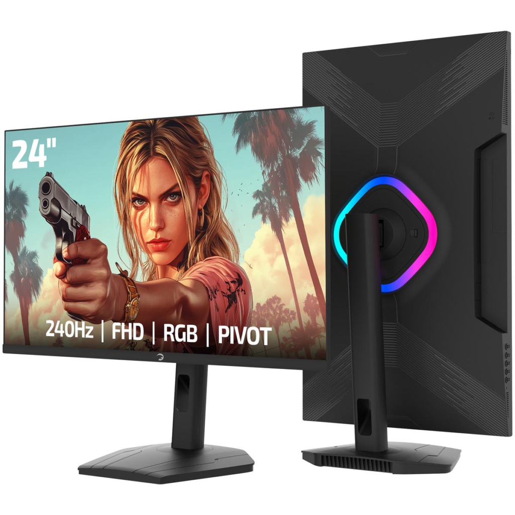 Monitör Gamepower 24&Quot; Lunis L20 240Hz 0.5Ms Va Fhd Rgb Pivot Kktc