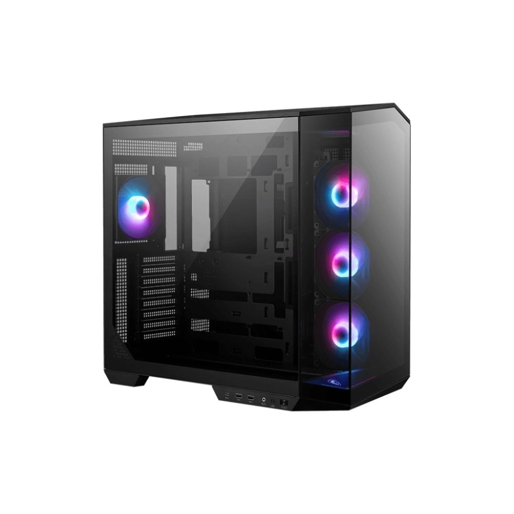 Msi Mag Pano 100R Pz Black 4X120Mm Argb Fan Usb 3.2 Micro-Atx KKTC