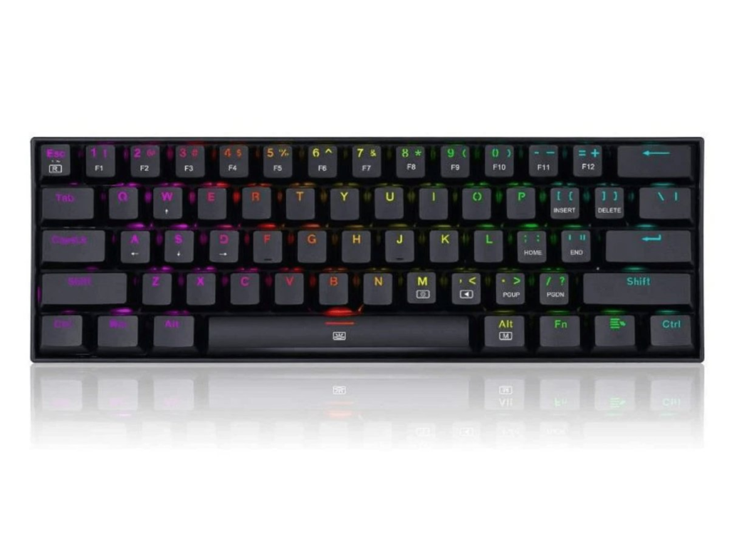 Redragon K630 Rgb Dragonborn Blue Switch %60 Siyah Q Tr Layout KKTC
