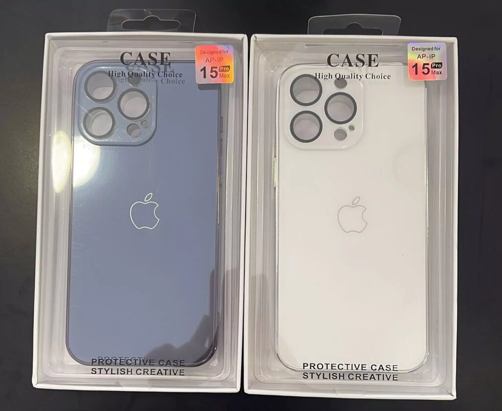 Logolu Cam Kılıf İphone 15 Pro Max - Diğer