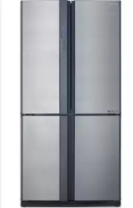 Sharp Sjfp850ass5 724 Litre İnverter Gardırop Tipi Buzdolabı Silver Cam