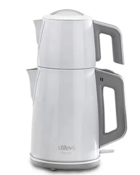 Stilevs Çays İnox Çelik Çay Makinesi Beyaz - Stilevs