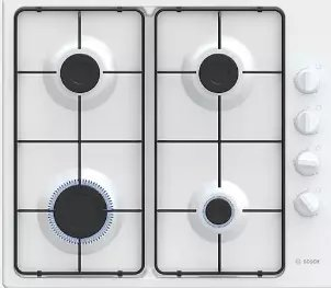 Bosch Pbp6c2k80o Beyaz Emaye Ankastre Ocak - Bosch