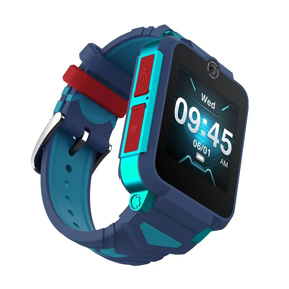 St06269_1 Tcl Mt42X Akıllı Çocuk Saati Speed Blue - Görsel 1