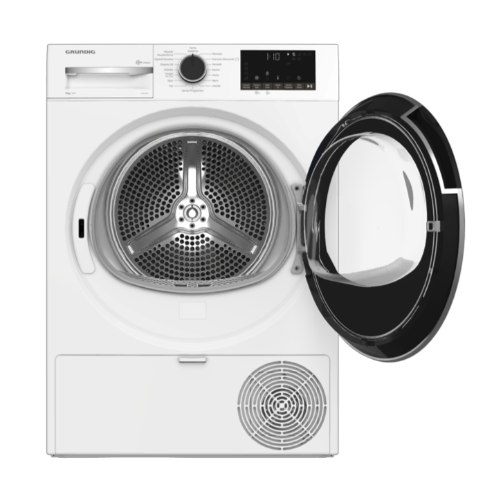 GPDH 9634 Grundig 9 Kg Isı Pompalı Beyaz Kurutma Makinesi
