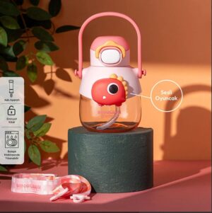 Emsan Dıno Suluk 650 Ml Pembe