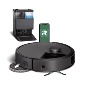 ROOMBA N185040 Plus 505 Combo + AutoWash Dock Robotik Süpürge - Paspas Temizleyici, Siyah