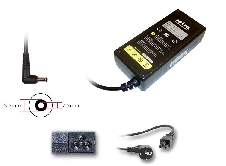 Adaptor Dca-Ac001 12V 1A 12W 5.5Mm / 2.5Mm KKTC