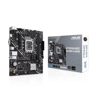 Anakart Asus Prime H610M-K Argb Ddr5 5600Mhz Usb 3.2 Matx 1700P Kktc