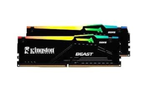 Bellek Kingston Beast 64Gb(2X32) 6400Mts Cl32 Kf564C32Bbeak2/64Tr Ddr5