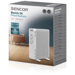 Elektrikli Yağlı Radyatör Isıtıcı SOH 3413WH beyaz