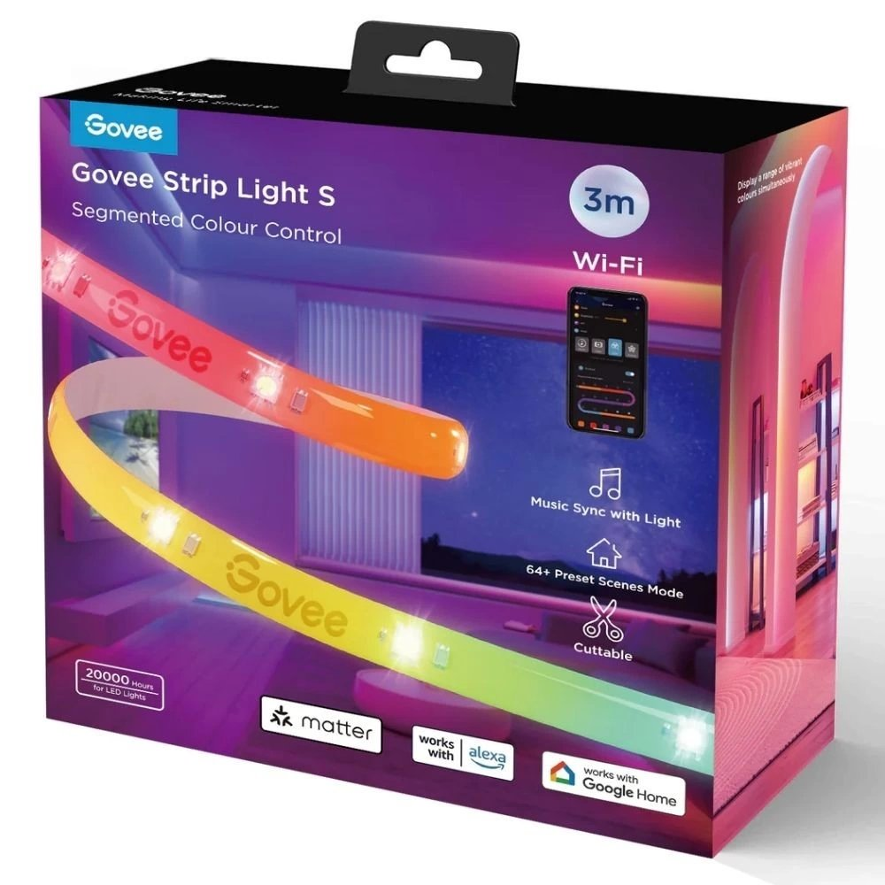 Govee H612F Rgbicw Koruyucu Kaplamalı Led Şerit 3Mt KKTC