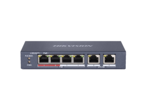 Hikvision Ds-3E0106P-E/M 4Xfe+2Xfe 35W Poe Switch Kktc