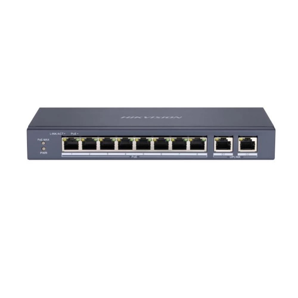 Hikvision Ds-3E0310P-E/M 8Xfe+2Xfe 65W Poe Switch KKTC