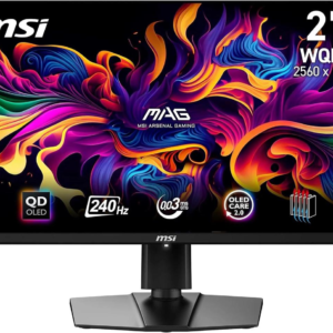 Monitör Msi 26.5" Mag 271Qpx Qd-Oled E2 Flat 0.03Ms 240Hz Wqhd KKTC