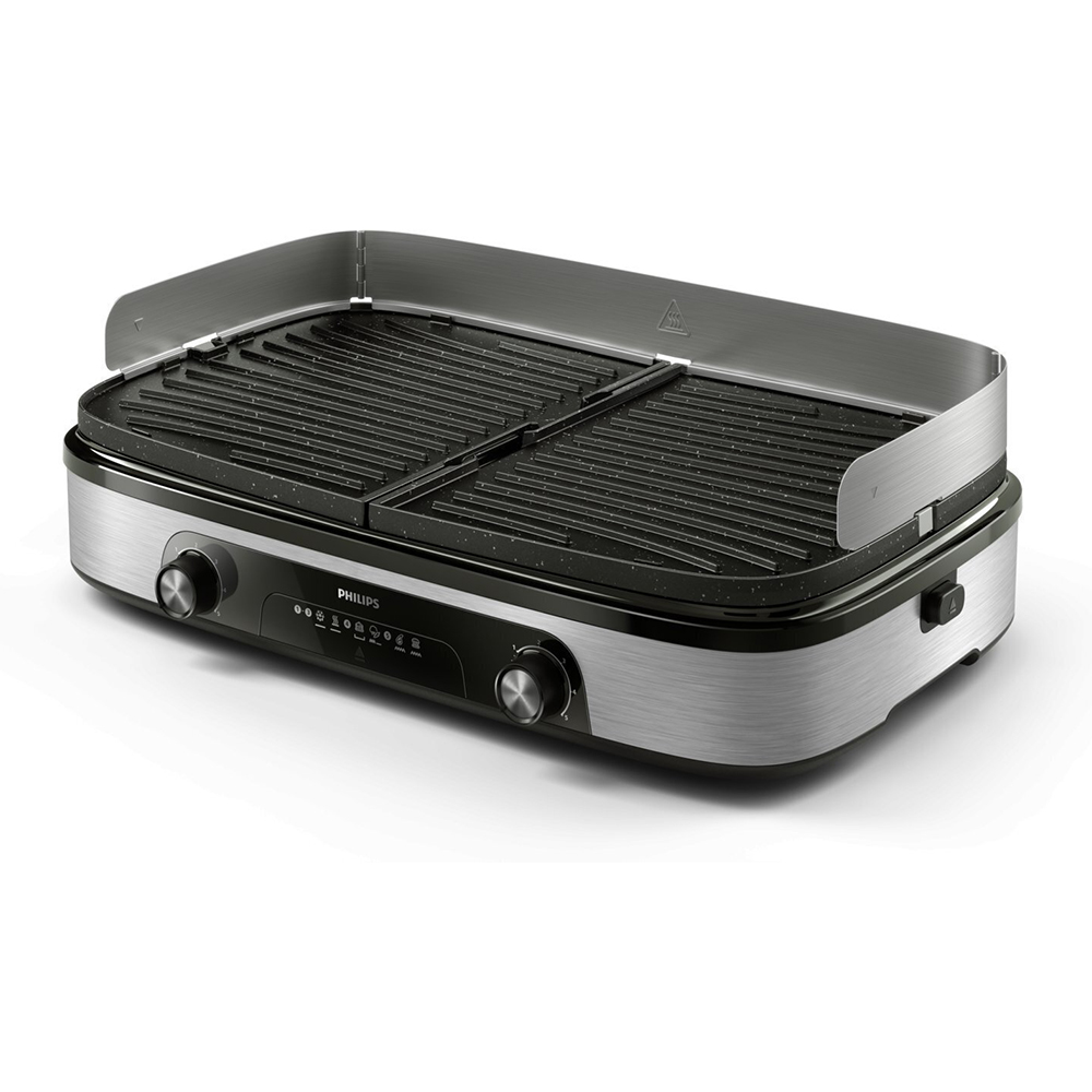 Philips 6000 Serisi Hd6222/90 Siyah/Gümüş Izgara Philips 6000 Serisi Hd6222/90 Siyah/Gümüş Izgara