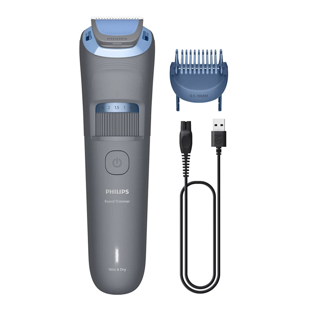 Philips Serisi 3000 BT3615/15 Gri/Mavi Denizci Sakal Kesme Makinesi