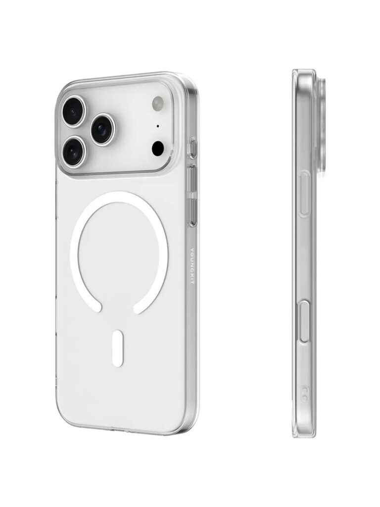 Youngkıt Mag Safe Hidden Kılıf Beyaz 17 Pro Max - Youngkıt