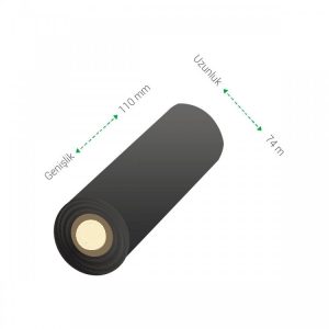 110Mm X 74M Standard Wax Ribon