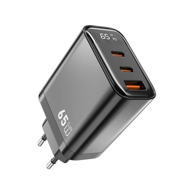 Adaptör Wivu Firefly Gan Wi-G012 65W Hızlı Şarj Uk Plug KKTC