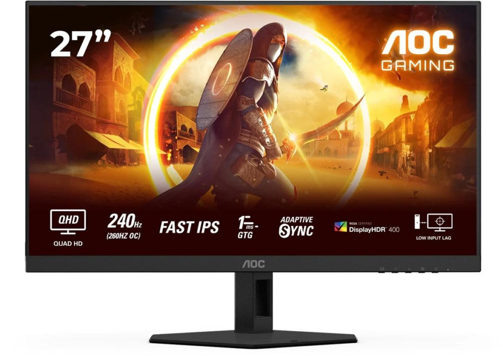 Aoc 27" Q27G4Zr 0.3Ms 260Hz Hdmi,Displayport Fast Ips 2K Gaming