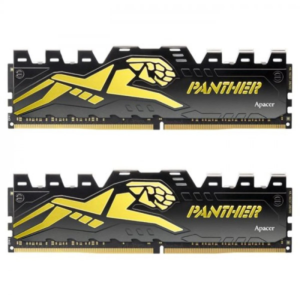 Bellek Apacer Panther Black-Gold 16Gb (2X8Gb) 3200Mhz Cl16 Ddr4