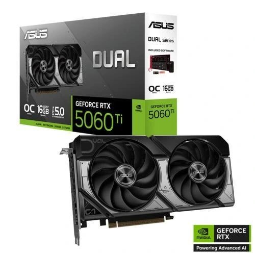 Ekran Kartı Asus Dual-Rtx5060Ti-O16G 16Gb 128Bit Gddr7 KKTC