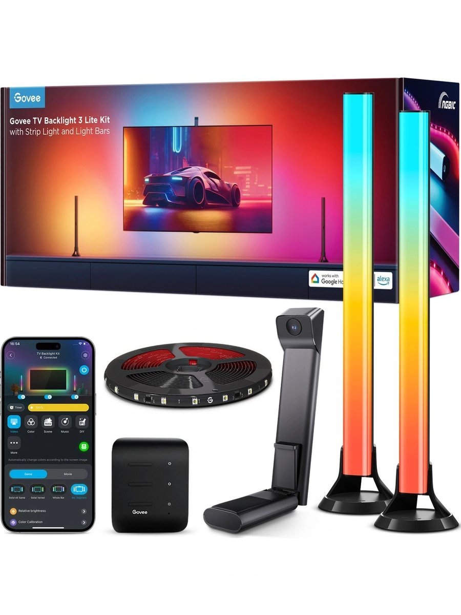 Govee Led Şerit + 2Li Bar + Tv Ile Senkronizasyon 55-65" H605A311
