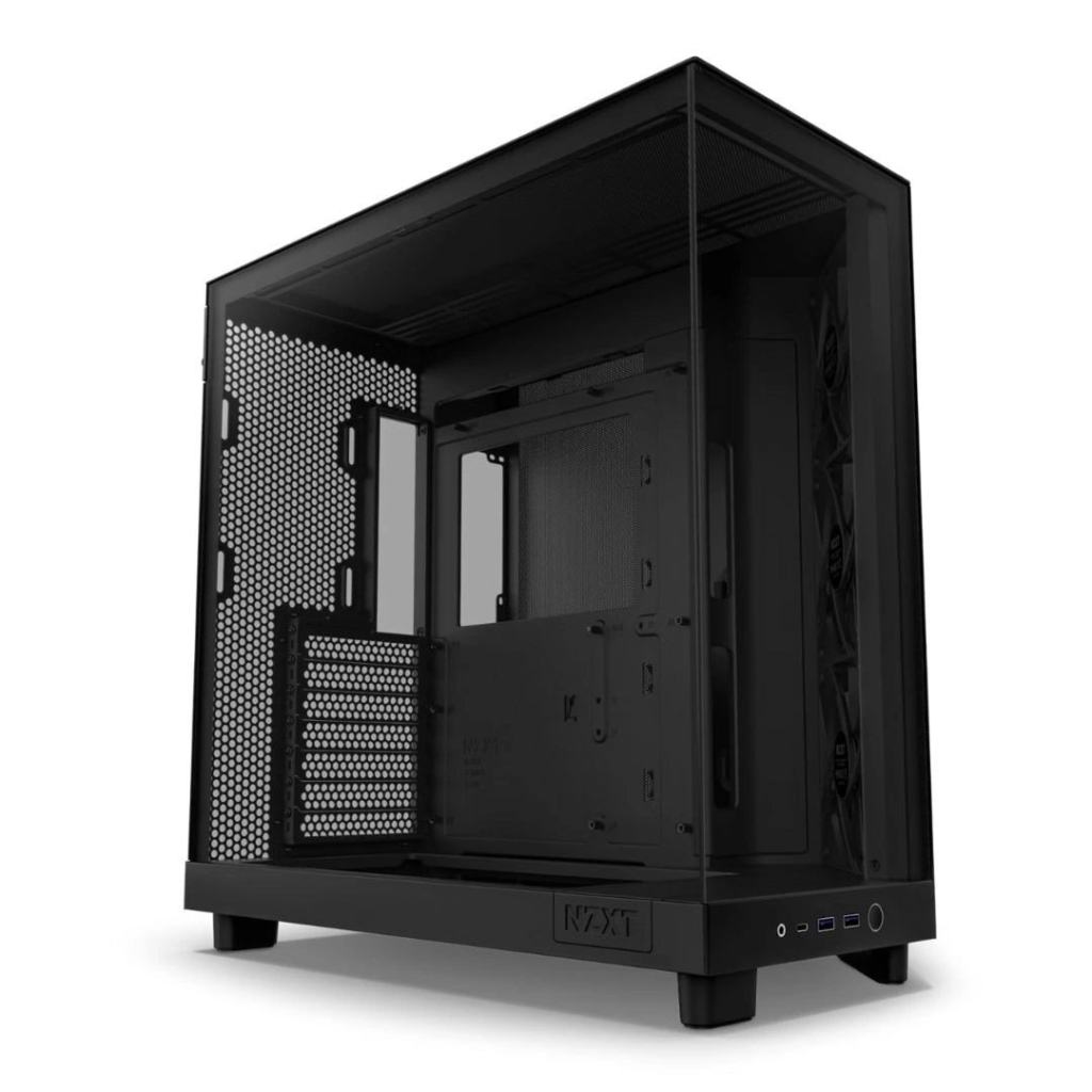 Kasa Nzxt H6 Flow Black Atx Gaming Kasa KKTC