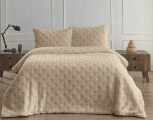 Merinos Kürk Comferter Set