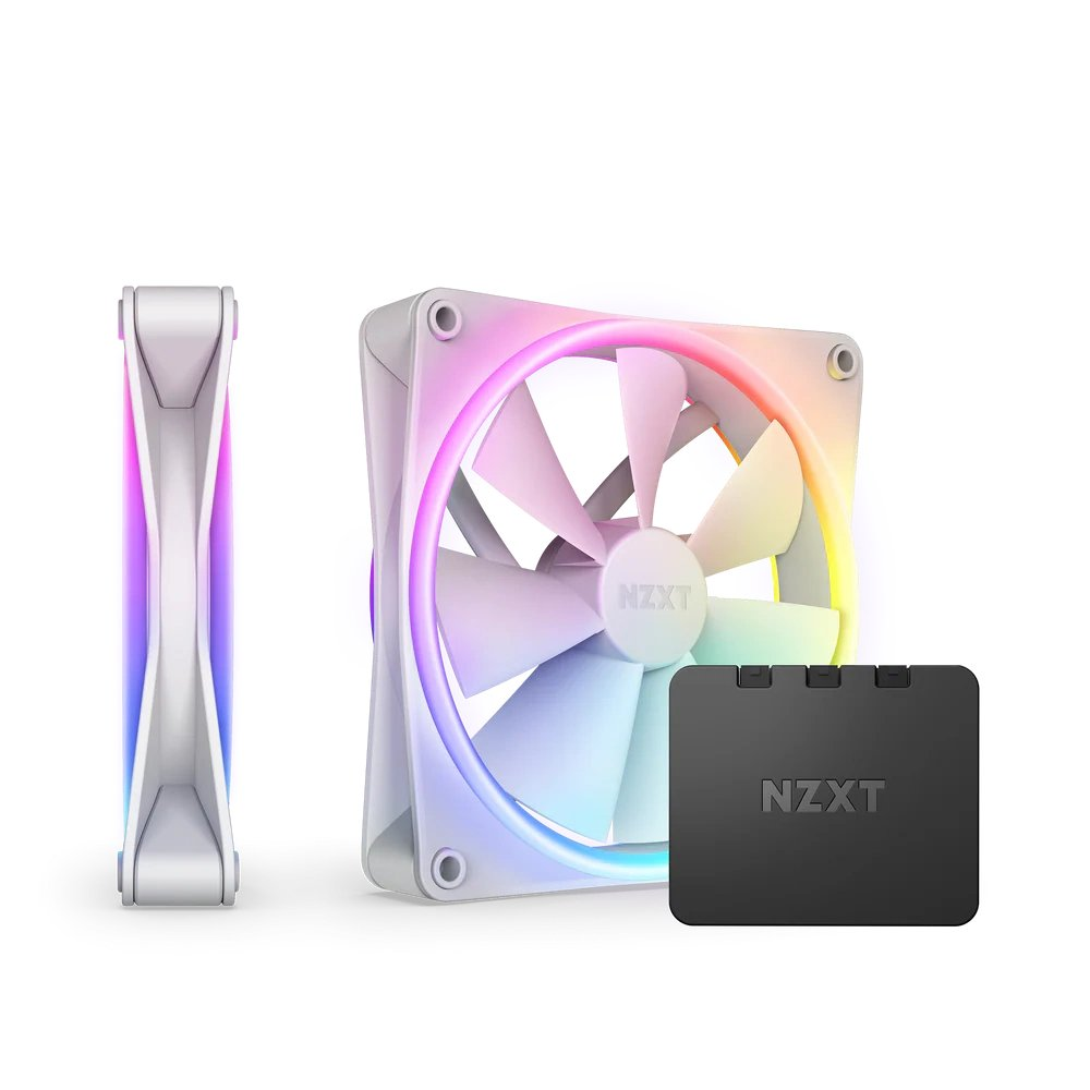 Nzxt F140 Rgb 140Mm Rgb Fans Twin White KKTC