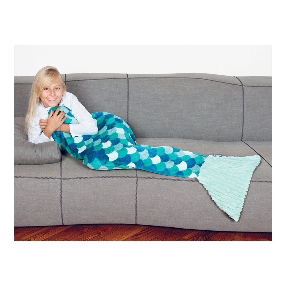 Örtü 135cm KANGURU Sirena Kids Turkuaz 1191