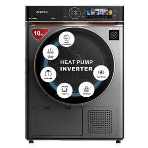 Arnica Dr-A1059Hpw 10 Kg Silver Full Touch Kurutma Makinesi