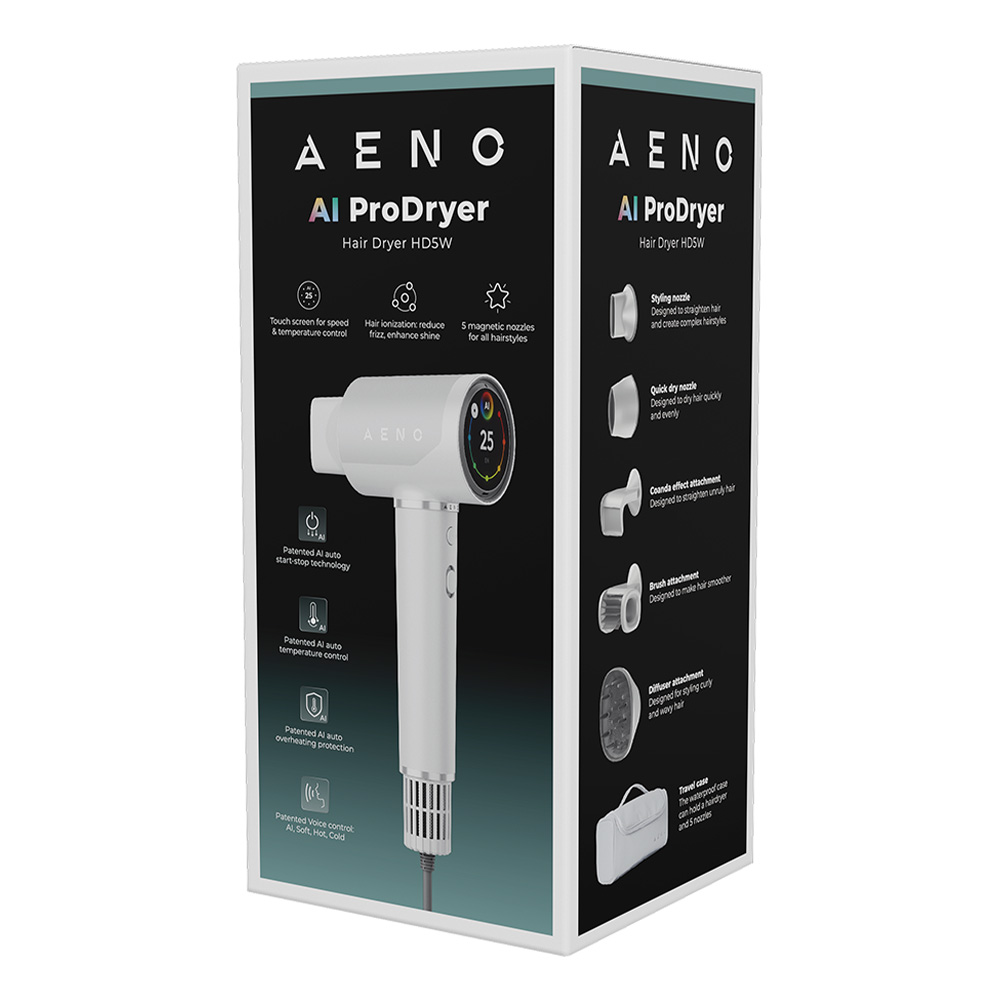Saç Kurutma Makinesi Aeno Hd5 Ai Prodryer Ahd0005W Beyaz Saç Kurutma Makinesi Aeno Hd5 Ai Prodryer Ahd0005W Beyaz