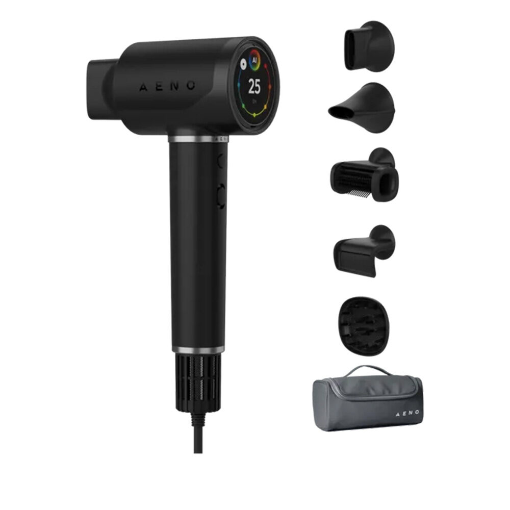 Saç kurutma makinesi AENO HD5 AI ProDryer AHD0005B siyah