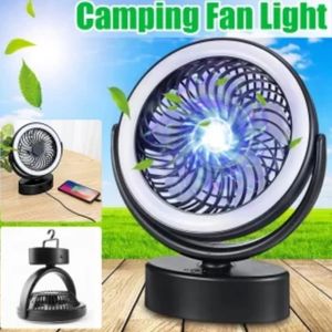 Işıklı Kamp Vantilatörü