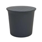 Bistro Rattan Wood Sandıklı Sehpa Antrasit