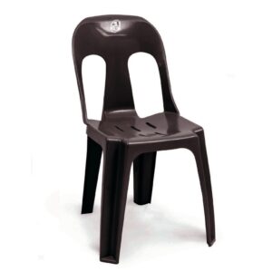 Defne Plastik Kolsuz Sandalye, Kahve