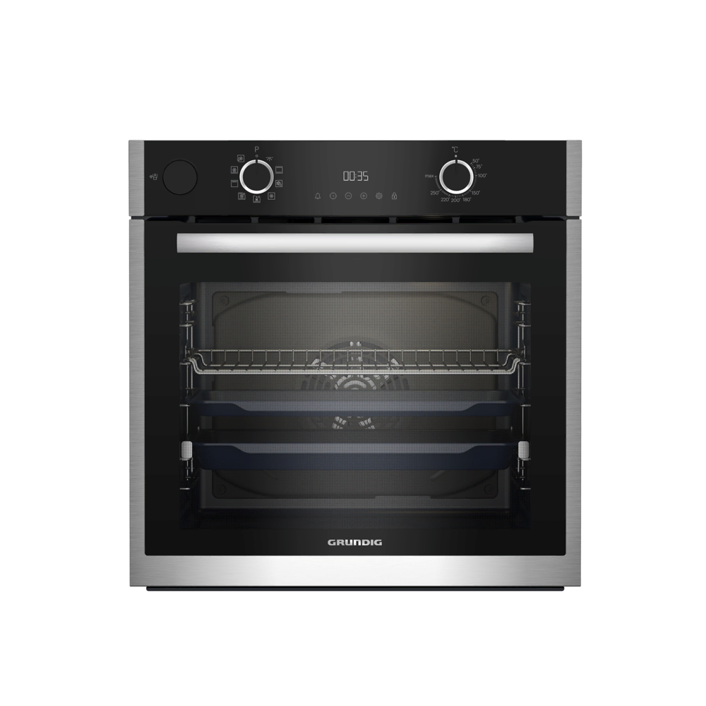 GEBD 12302B Grundig Ankastre Siyah Cam Fırın - Grundig